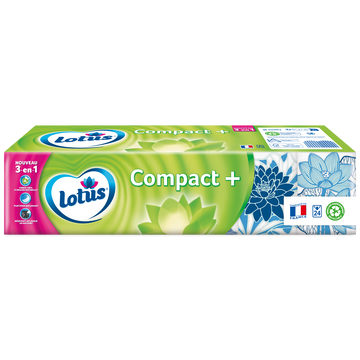 Etuis Mouchoirs Compact+ LOTUS, x24