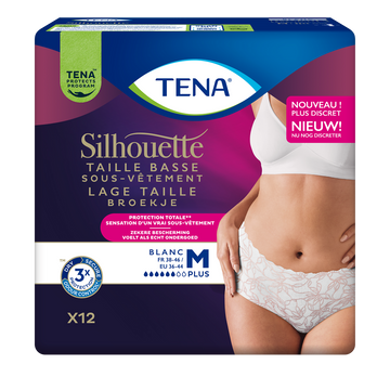 Sous-vêtement silhouette plus taille basse Taille L TENA x12