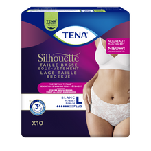Sous-vêtement incontinence Taille basse L TENA x10