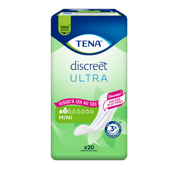 Serviette TENA discreet ultra mini x20