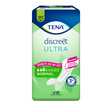 Serviette TENA discreet ultra normal x16