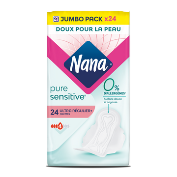 Serviettes hygièniques Ultra régulier NANA Jumbopack x24