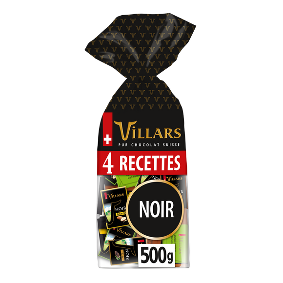 Napolitains noir assortis VILLARS, 500g