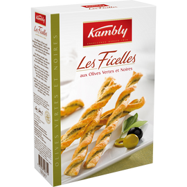 Ficelles aux olives vertes KAMBLY, 100g