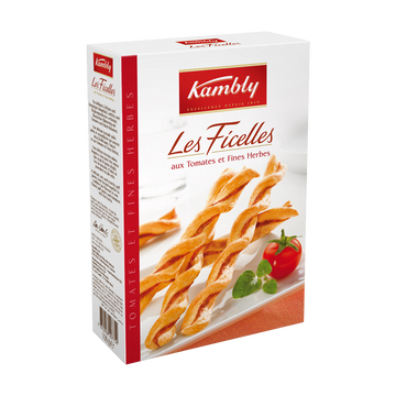 Ficelles à la tomate et aux fines herbes KAMBLY, 100g