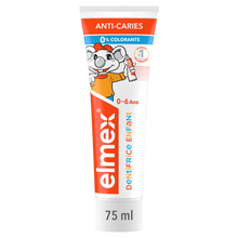 Dentifrice ELMEX enfant et bébé 0-6 ans protection anti-caries - tube75ml