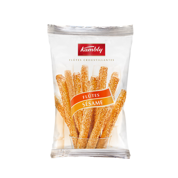 Flûtes au sésame KAMBLY, paquet de 125g