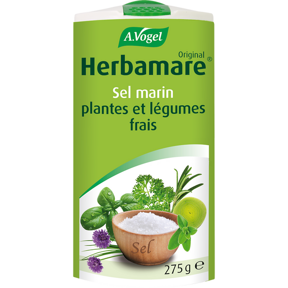 Sel marin aux légumes et herbes fraîche HERBAMARE, boîte de 275g