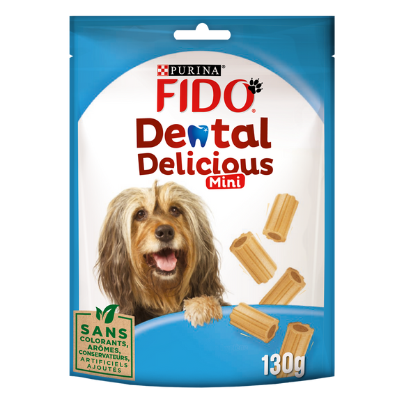 Os à mâcher pour chien Dental Delicious FIDO - 130g