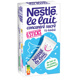 Lait Concentré Sucré Sticks Nature NESTLE - 180g