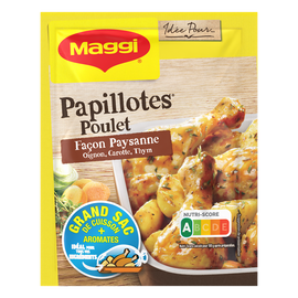 Assaisonnement papillottes Petits Mijotés Paysanne MAGGI, sachet de 32g