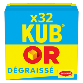 Bouillon cube dégraissé Kub Or MAGGI, boîte de 16 cubes, 128g