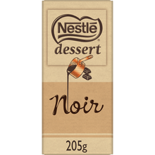 Chocolat noir pâtissier NESTLE DESSERT - Tablette 205g