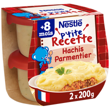 NESTLE P'TITE RECETTE - Hachis Parmentier, dès 8 mois - 2x200g - Repasbébé