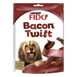 Friandises pour chien Bacon twist FIDO, 120g