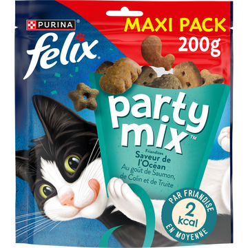 Friandises pour chat Party Mix Saveur de l'Océan FELIX - 200g