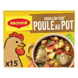 Bouillon cube Poule au pot MAGGI - boite de 15 cubes, 150g