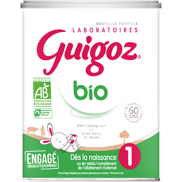 Lait infantile en poudre BIO 1er âge 0-6M GUIGOZ OPTIPRO - Boîte 800g