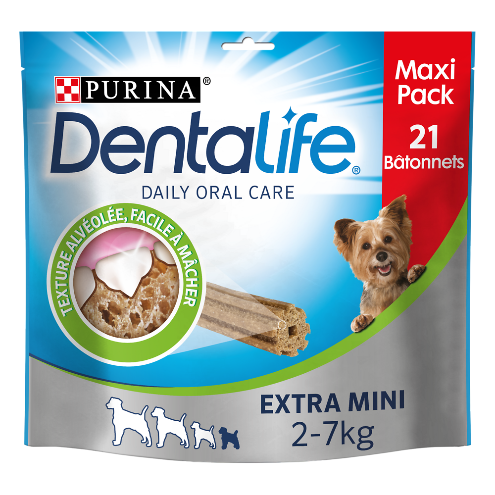 Friandises pour très petit chien DENTALIFE - 23 sticks bucco-dentaire