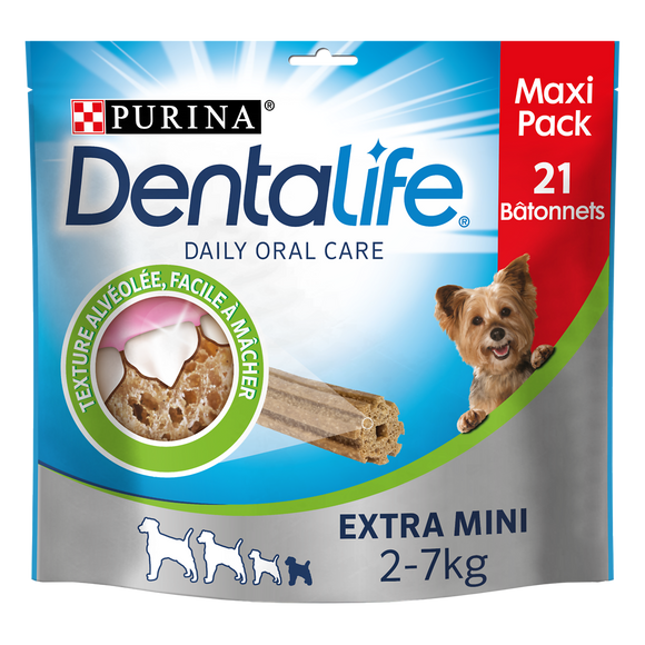 Friandises pour très petit chien DENTALIFE - 23 sticks bucco-dentaire