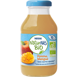 Jus pour bébé NATURNES Pomme mangue 6M+ NATURNES - 20cl
