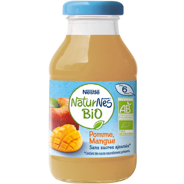 Jus pour bébé NATURNES Pomme mangue 6M+ NATURNES - 20cl