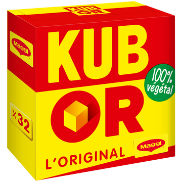 Bouillon cube Kub Or MAGGI, boîte de 32 cubes, 128g
