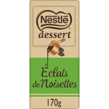 Chocolat noir éclats noisettes pâtissier NESTLE DESSERT - Tablette 170g