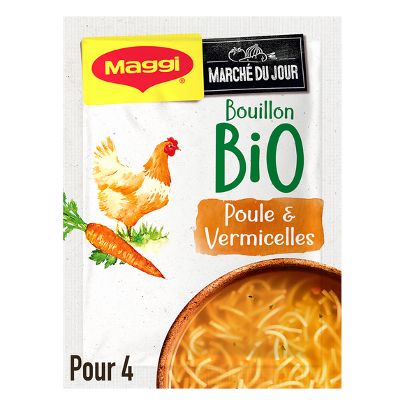 Soupe Bio poule aux vermicelles MAGGI - 65g