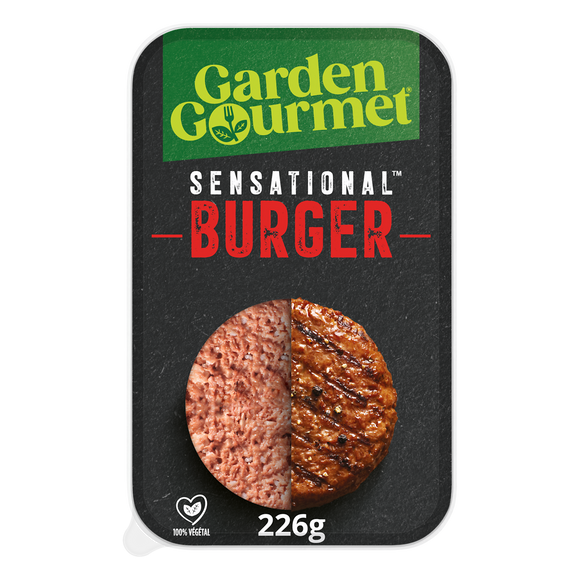 Sensational Pavé Cru Nature Soja GARDEN GOURMET VEGETAL, boite de 2, 226g