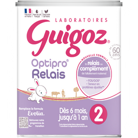 Lait infantile en poudre 2ème âge 0-6M GUIGOZ EVOLIA - Boîte 800g