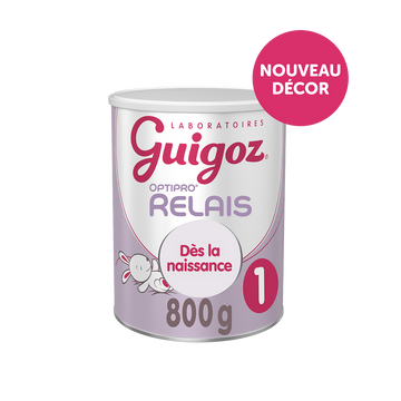 GUIGOZ OPTIPRO - Lait infantile en poudre 1er âge, de 0 à 6 mois - 800g