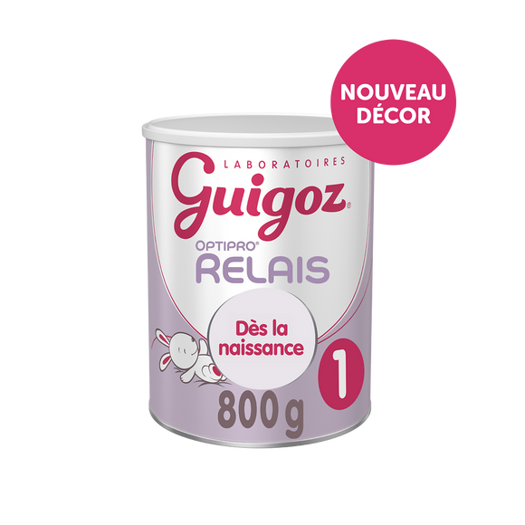 GUIGOZ OPTIPRO - Lait infantile en poudre 1er âge, de 0 à 6 mois - 800g