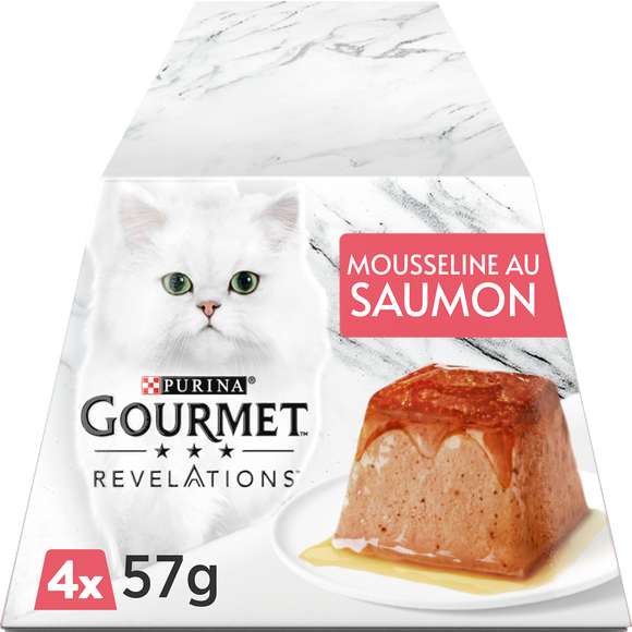 Mousseline au Saumon GOURMET révélation portion repas 4x57g