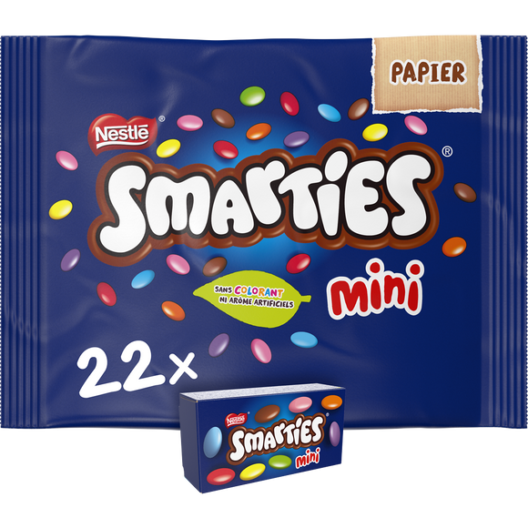 Mini bonbons de chocolat au lait SMARTIES - Sachet de 315g