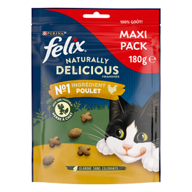Sachets fraîcheur pour chat Naturally Delicious Poulet FELIX - 180g