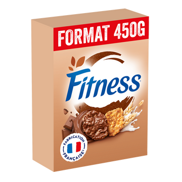 Céréales chocolat lait FITNESS - 450g