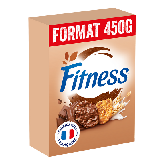 Céréales chocolat lait FITNESS - 450g