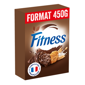 Céréales chocolat noir FITNESS - 450g