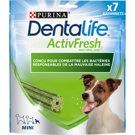 Friandises pour petit chien ACTIVFRESH 0 DENTALIFE - 7 sticks bucco-dentaire