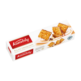 Biscuits aux amandes caramélisées, chocolats KAMBLY 90g