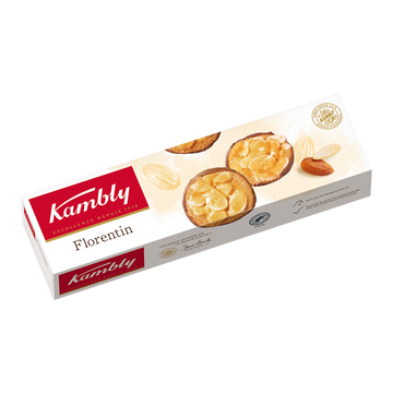 Biscuits Suisses aux amandes caramélisées Florentin KAMBLY, 100g