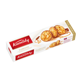 Biscuits suisses florentins aux amandes caramélisées KAMBLY, 125g
