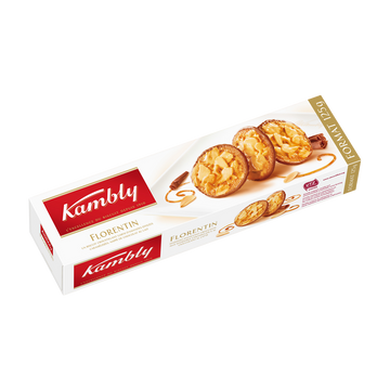 Biscuits suisses florentins aux amandes caramélisées KAMBLY, 125g
