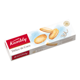 Biscuits Suisses Délice de coco KAMBLY, 80g