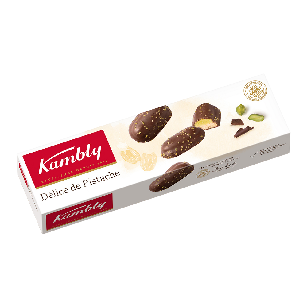 Biscuits Délice de pistache, KAMBLY, 90g
