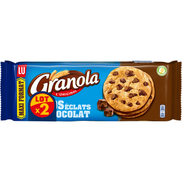 Cookies extra chocolat GRANOLA - 2 paquets de 276g
