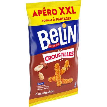 Biscuits apéritifs Croustilles cacahuètes BELIN - Sachet de 260g