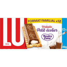 Biscuits tendre coeur au lait PETIT ECOLIER, format familial 240g