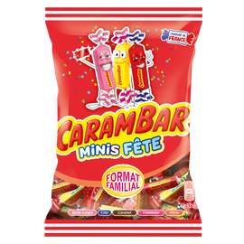 Bonbons Minis Fête CARAMBAR - Sachet de 326g